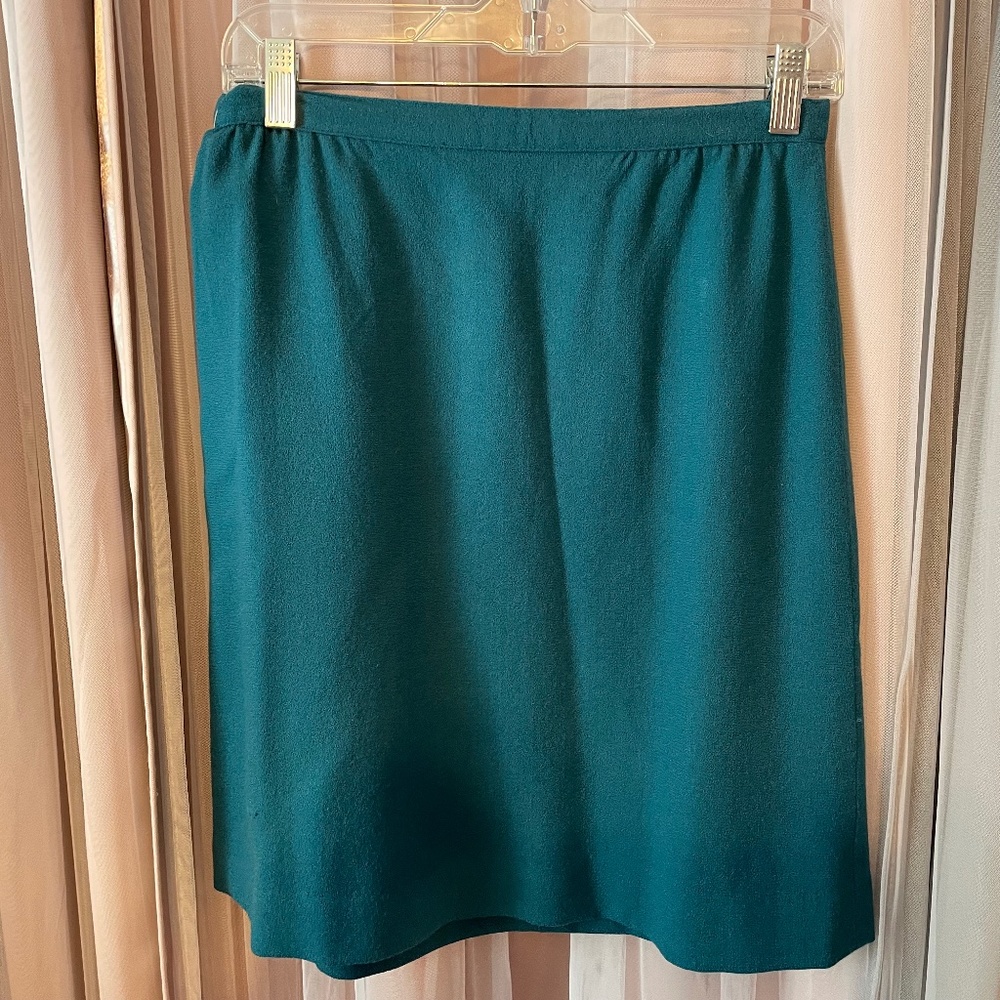 Vintage Teal Skirt 28.5 inch waist